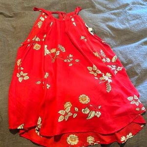 Red bb dakota blouse. New with tags